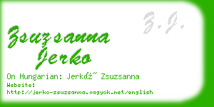 zsuzsanna jerko business card